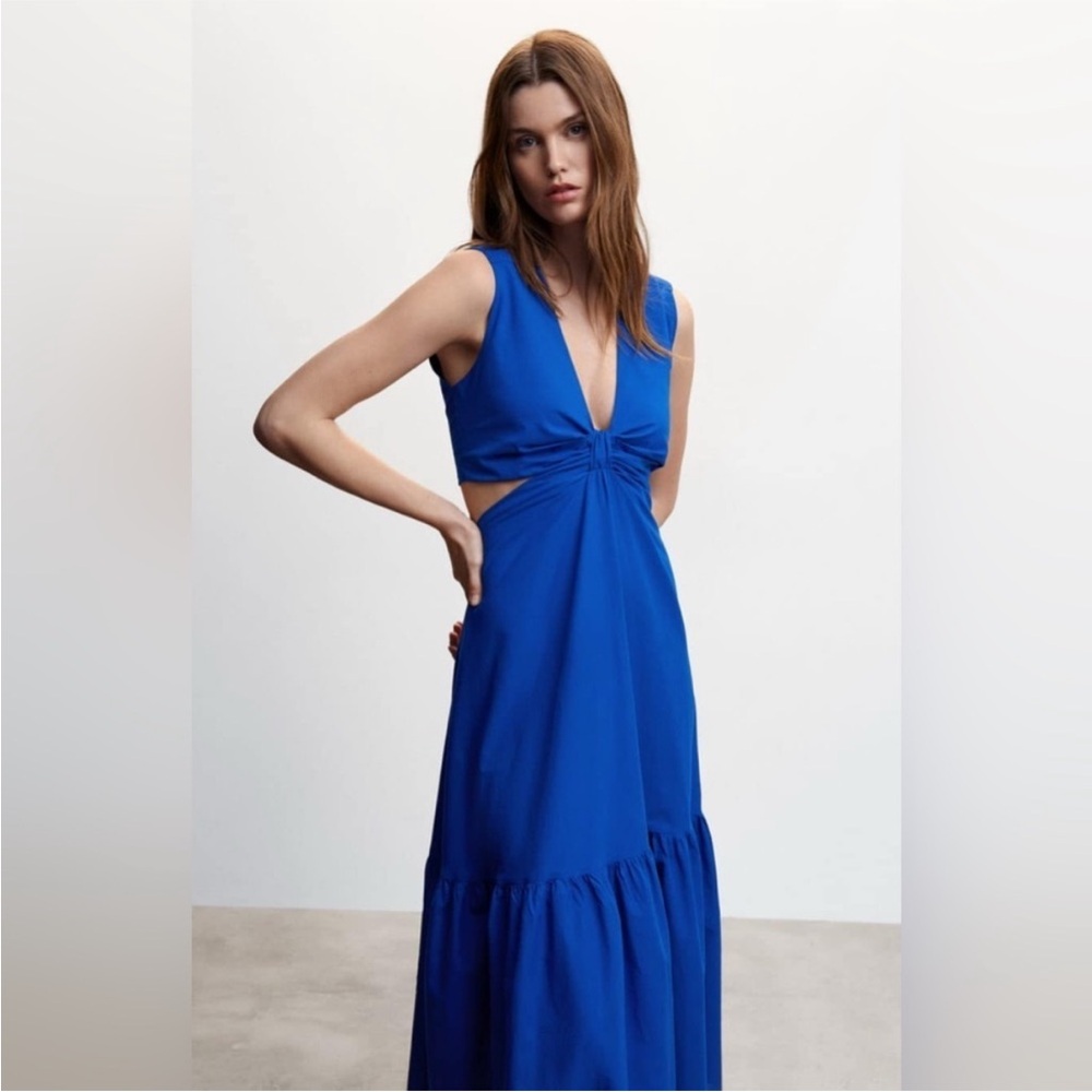 Mango KNOT DRESS WITH OPENINGS